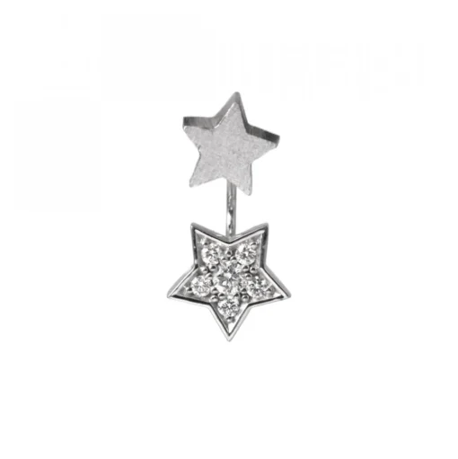 Star Påhäng Stor Vitguld