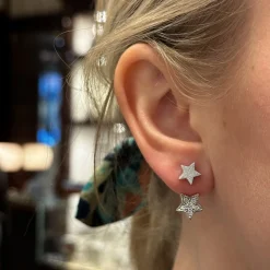 Star Påhäng Stor Vitguld