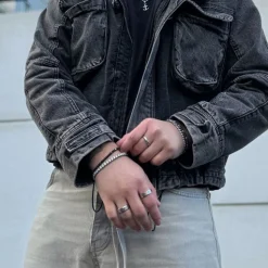 Stålarmband Sam Onyx, Hematit