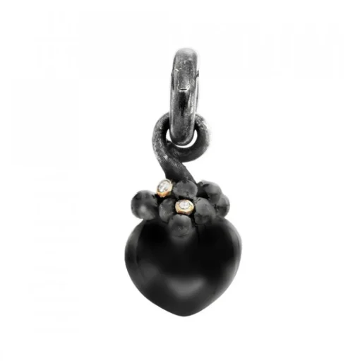 Sweet Drops Berlock Silver Onyx Diamanter