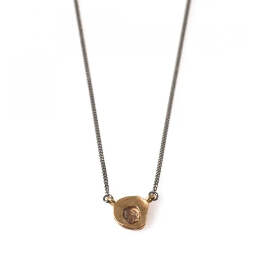 Uncut Diamond Halsband Förgyllt