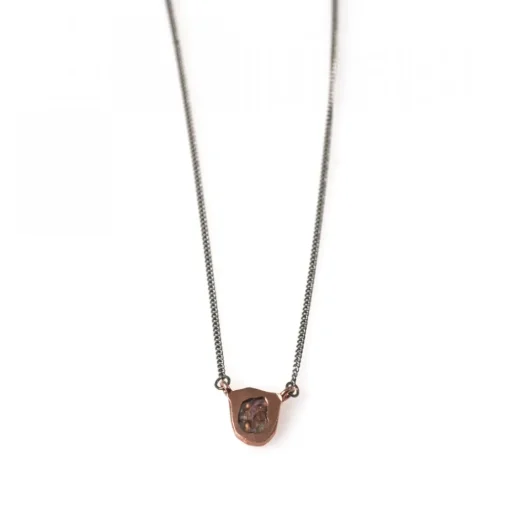 Uncut Diamond Halsband Rosé